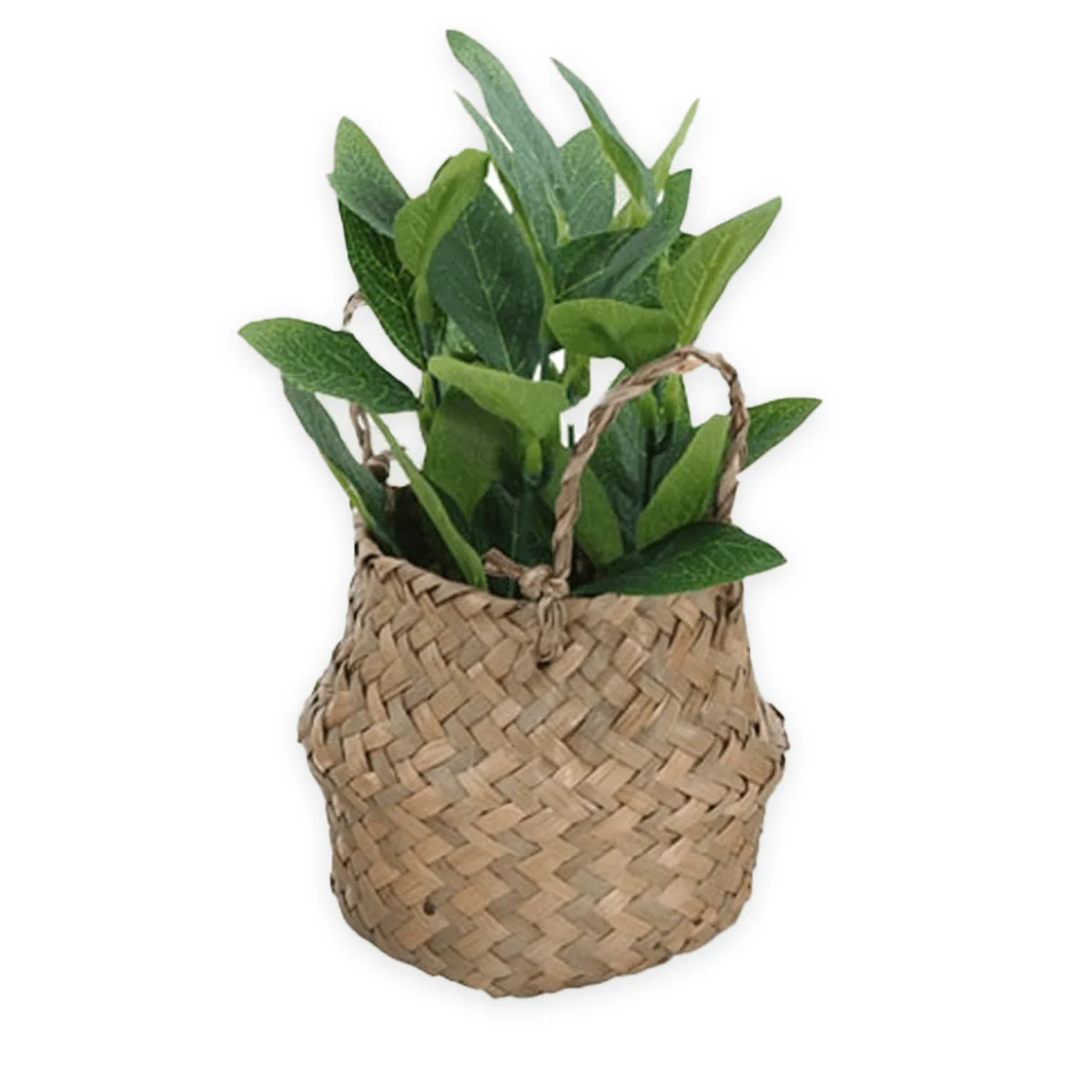 Artificial Weave Basket Plants