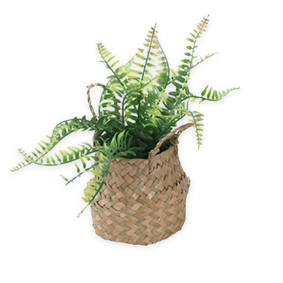 Artificial Weave Basket Plants - Image 2