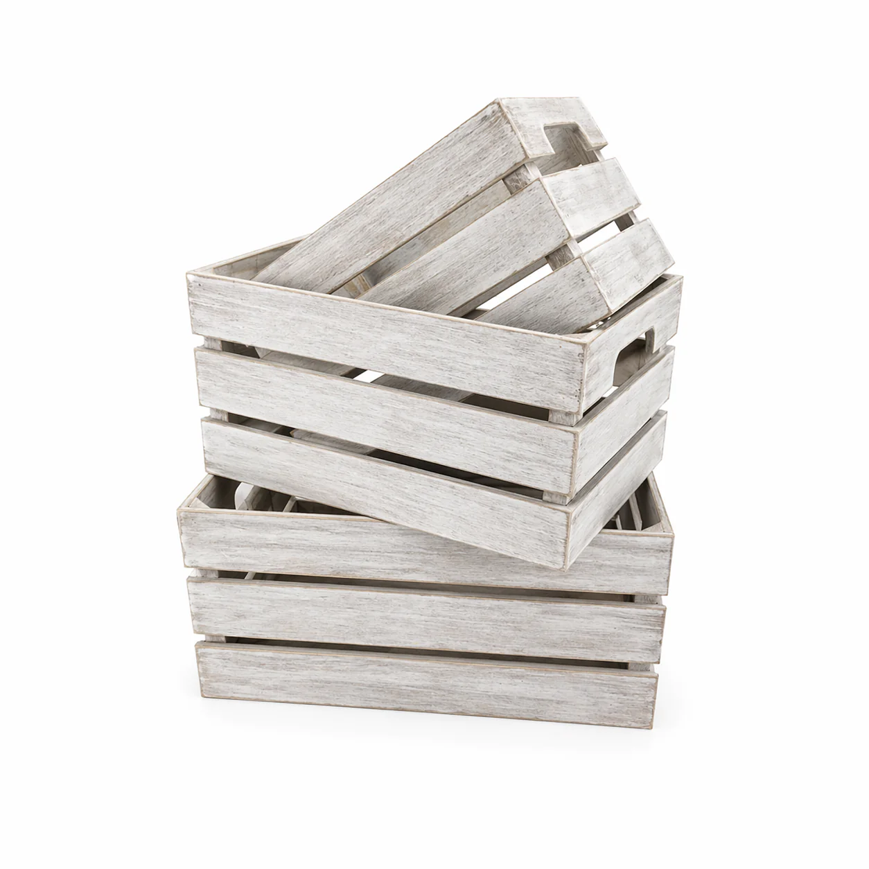White Wash Crate