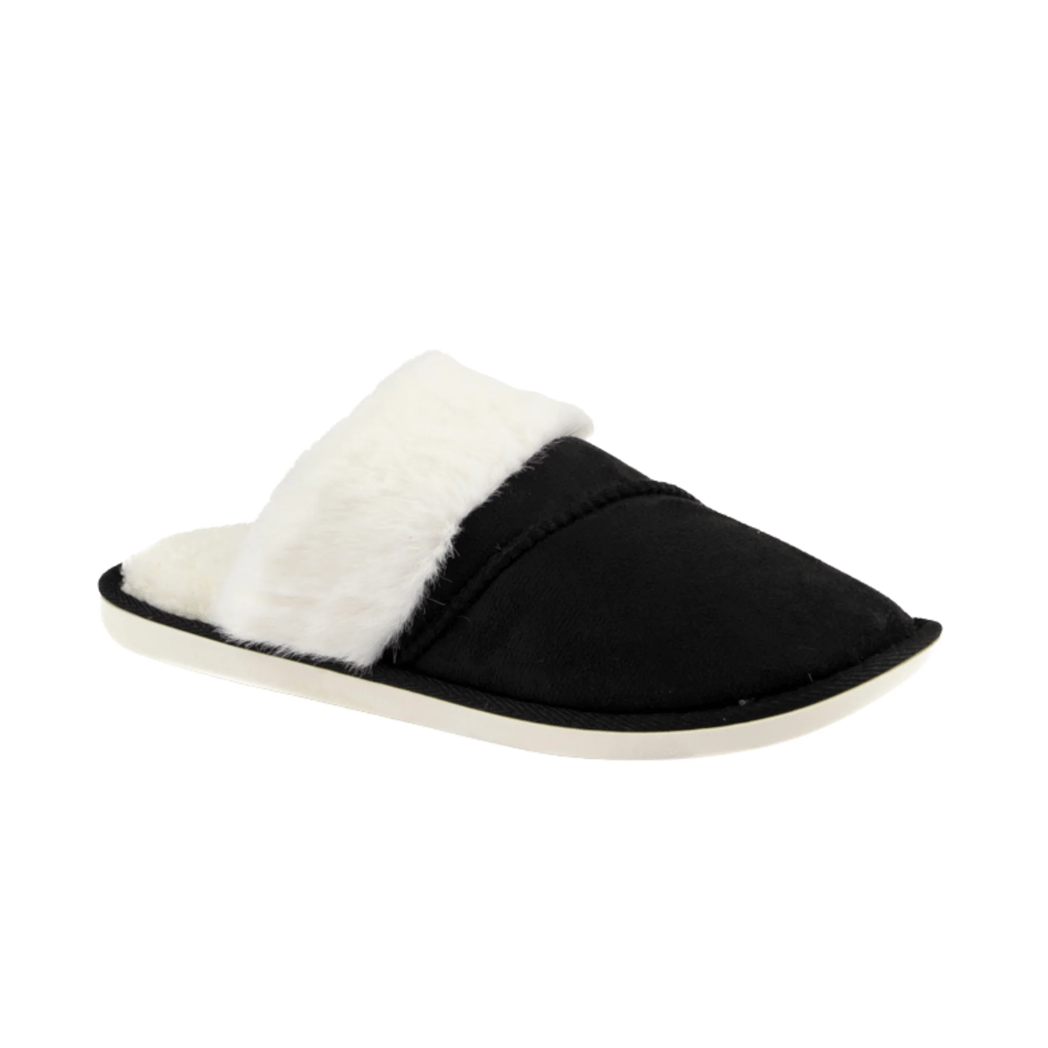 Women’s Faux-Fur Lined Slip-On Slippers