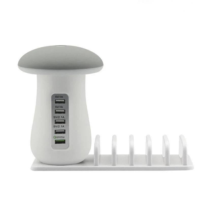 Zummy | LED Mushroom Lamp and Multi Port USB Charger - Image 4